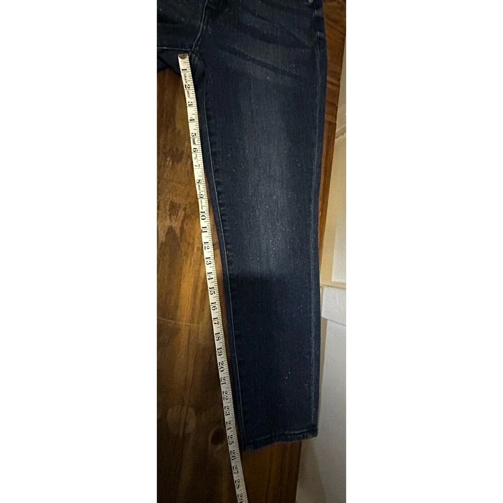 JUDY BLUE Relaxed Fit Speckled Womens Jeans Size 9/29 Blue Splattered